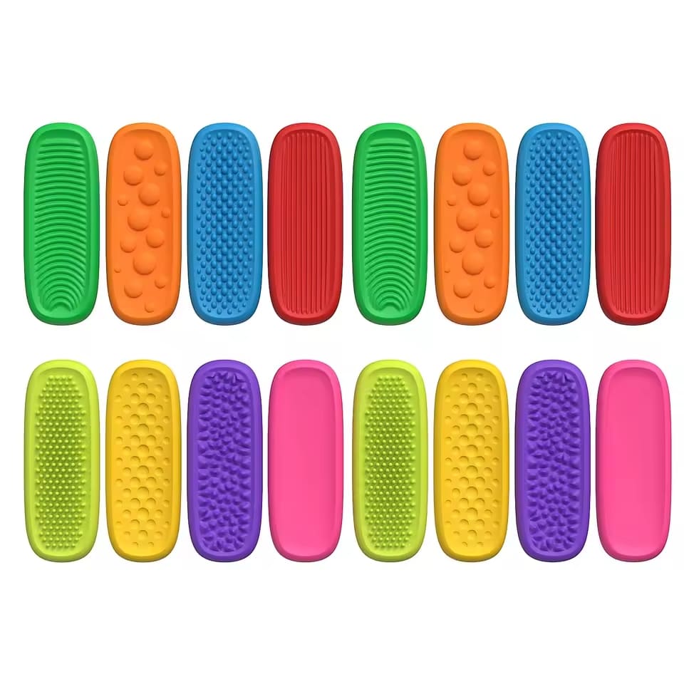 Brinquedo Sensorial Tira de Silicone Fidget Anti Stress