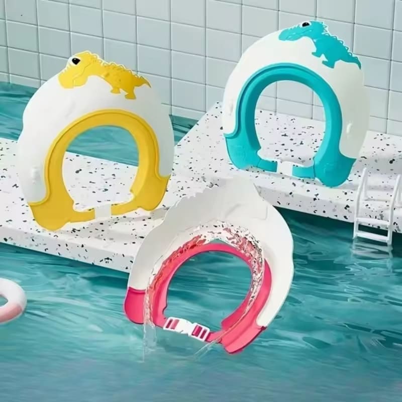 Touca de Banho Infantil Ajustável – Design Divertido