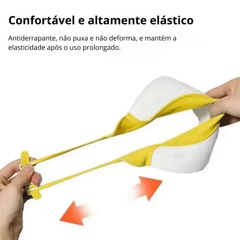 Touca de Banho Infantil Ajustável – Design Divertido Flexível