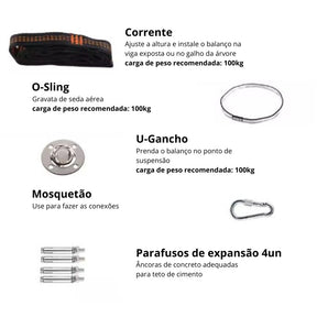 Balanço Sensorial passo a passo