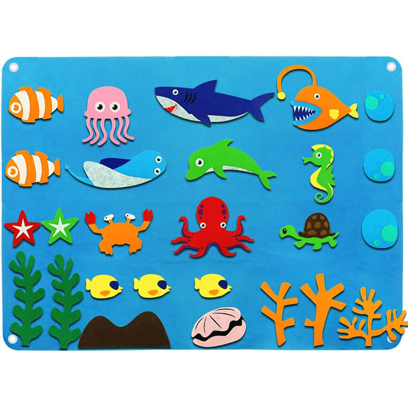 Brinquedo Educativo Mural Interativo Montessori